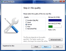 MP3Resizer Express Screenshot 1